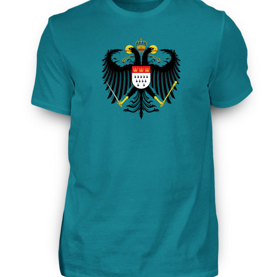 Kölner Wappen mit Adler auf Herren T-Shirt - Basic – Bild 13