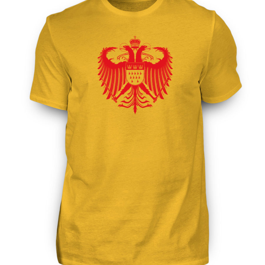 Kölner Wappen mit Adler in Rot auf Herren T-Shirt - Basic – Bild 6