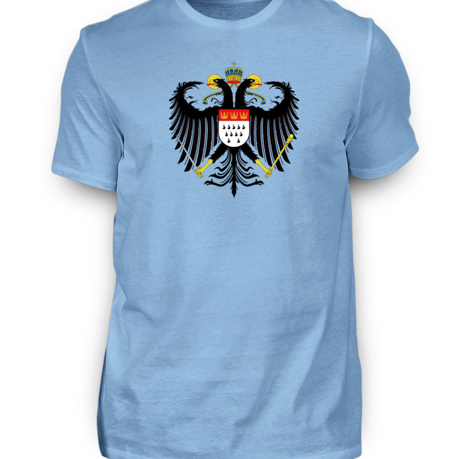 Kölner Wappen mit Adler auf Herren T-Shirt - Basic – Bild 16