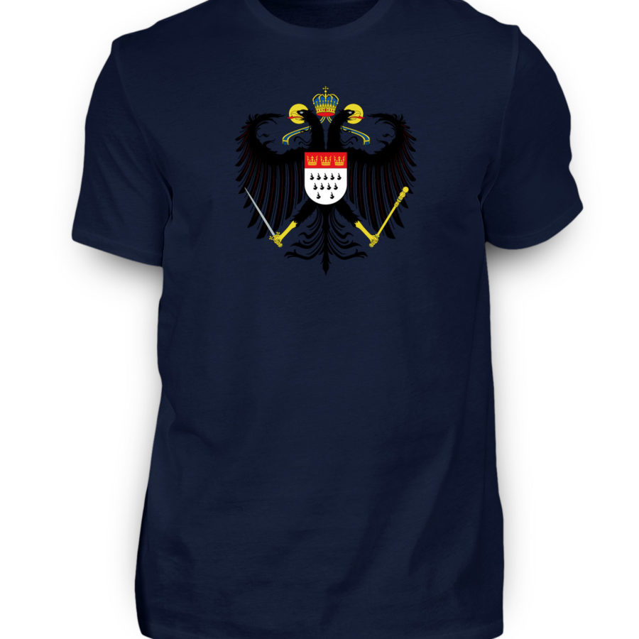 Kölner Wappen mit Adler auf Herren T-Shirt - Basic – Bild 11