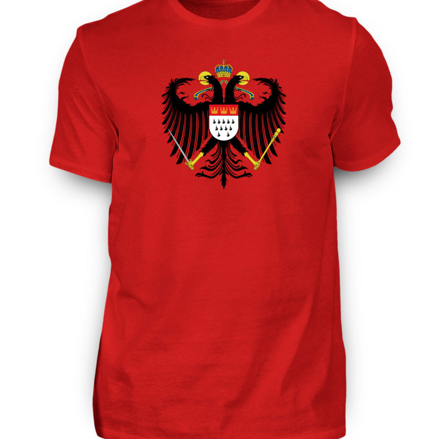 Kölner Wappen mit Adler auf Herren T-Shirt - Basic – Bild 2