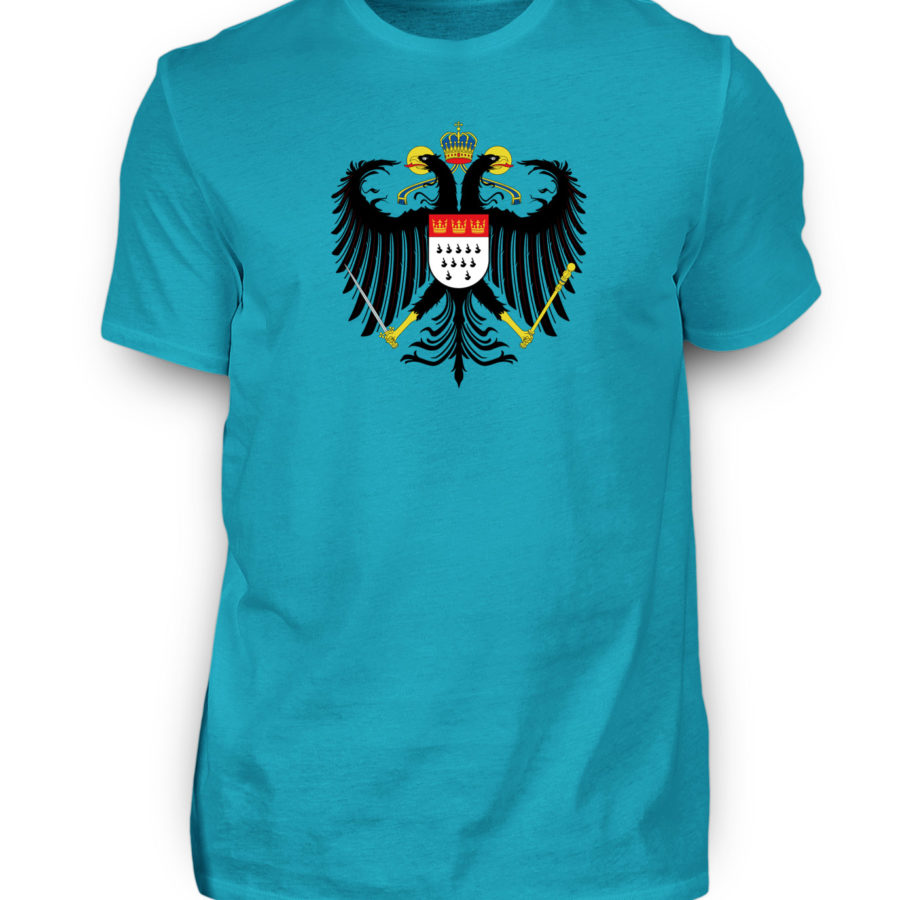 Kölner Wappen mit Adler auf Herren T-Shirt - Basic – Bild 15
