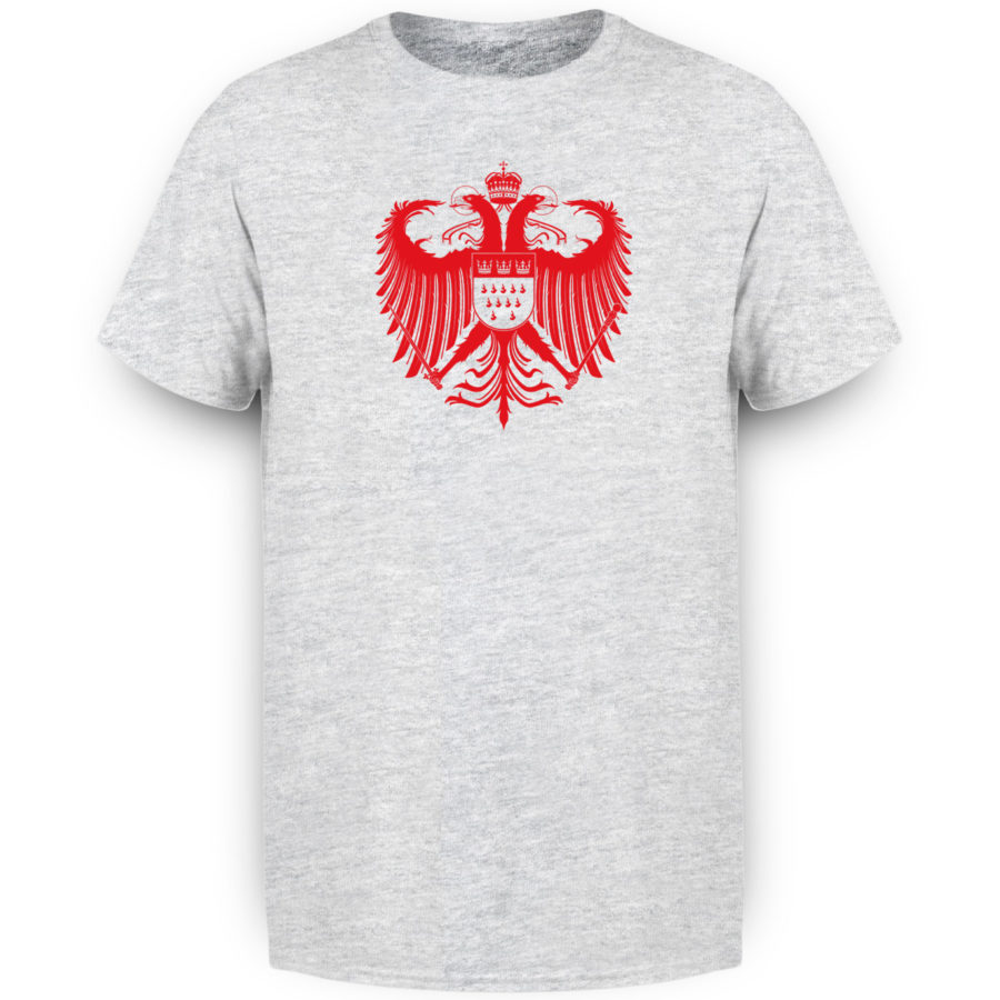 Kölner Wappen mit Adler in Rot auf Herren T-Shirt (Organic-Premium) – Bild 3