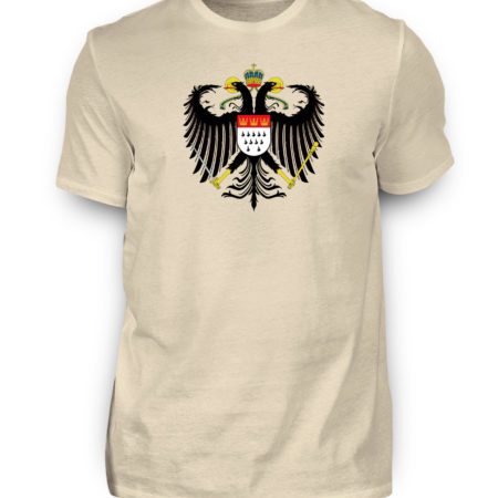 Kölner Wappen mit Adler auf Herren T-Shirt (Organic)