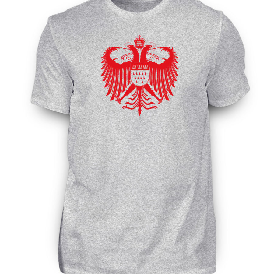 Kölner Wappen mit Adler in Rot auf Herren T-Shirt (Organic) – Bild 2