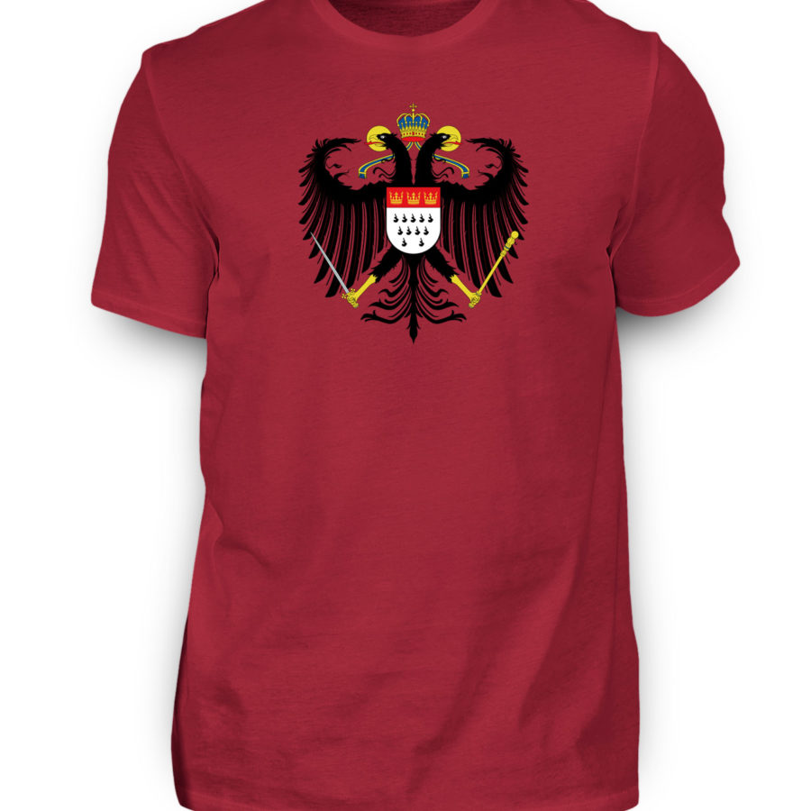 Kölner Wappen mit Adler auf Herren T-Shirt (Organic) – Bild 2