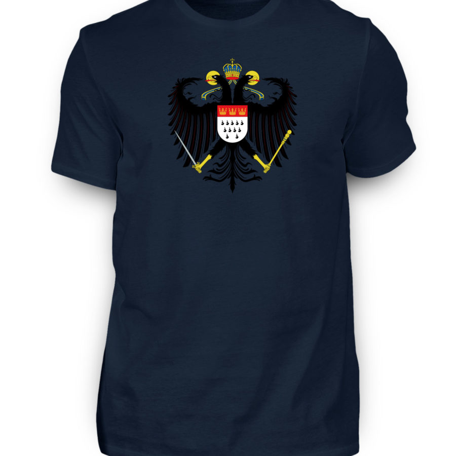 Kölner Wappen mit Adler auf Herren T-Shirt (Organic) – Bild 5