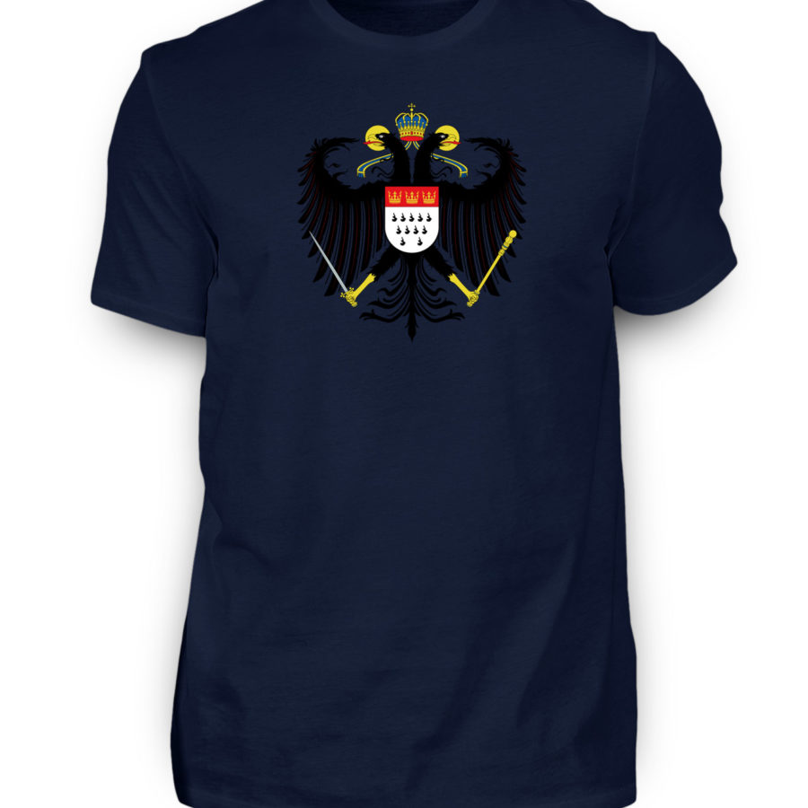 Kölner Wappen mit Adler auf Herren T-Shirt (Premium) – Bild 13