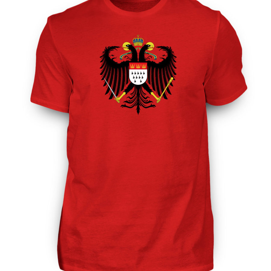 Kölner Wappen mit Adler auf Herren T-Shirt (Premium) – Bild 2