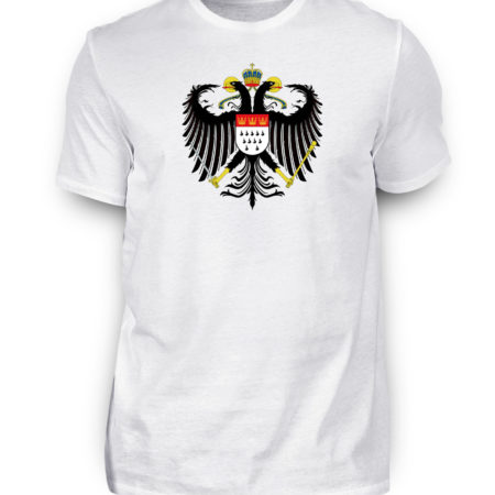 Kölner Wappen mit Adler auf Herren T-Shirt (Premium)