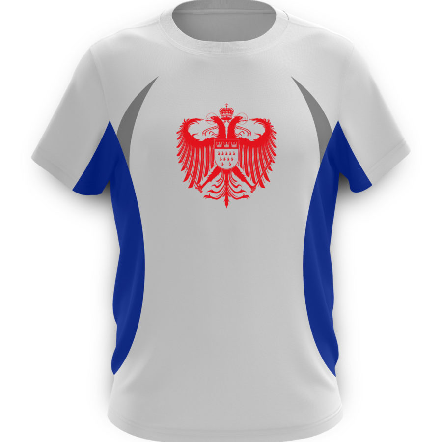 Kölner Wappen mit Adler in Rot auf Herren Sport- & Laufshirt – Bild 3