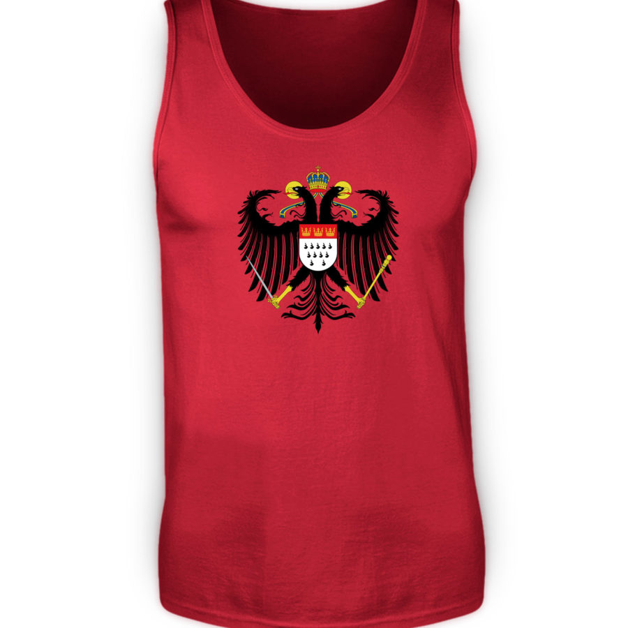 Kölner Wappen mit Adler auf Herren Tanktop – Bild 2